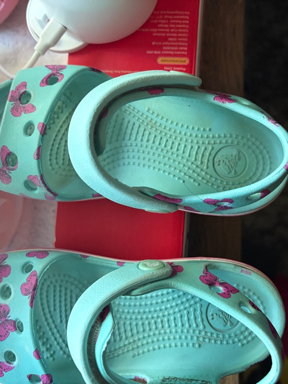 Croc sandals
